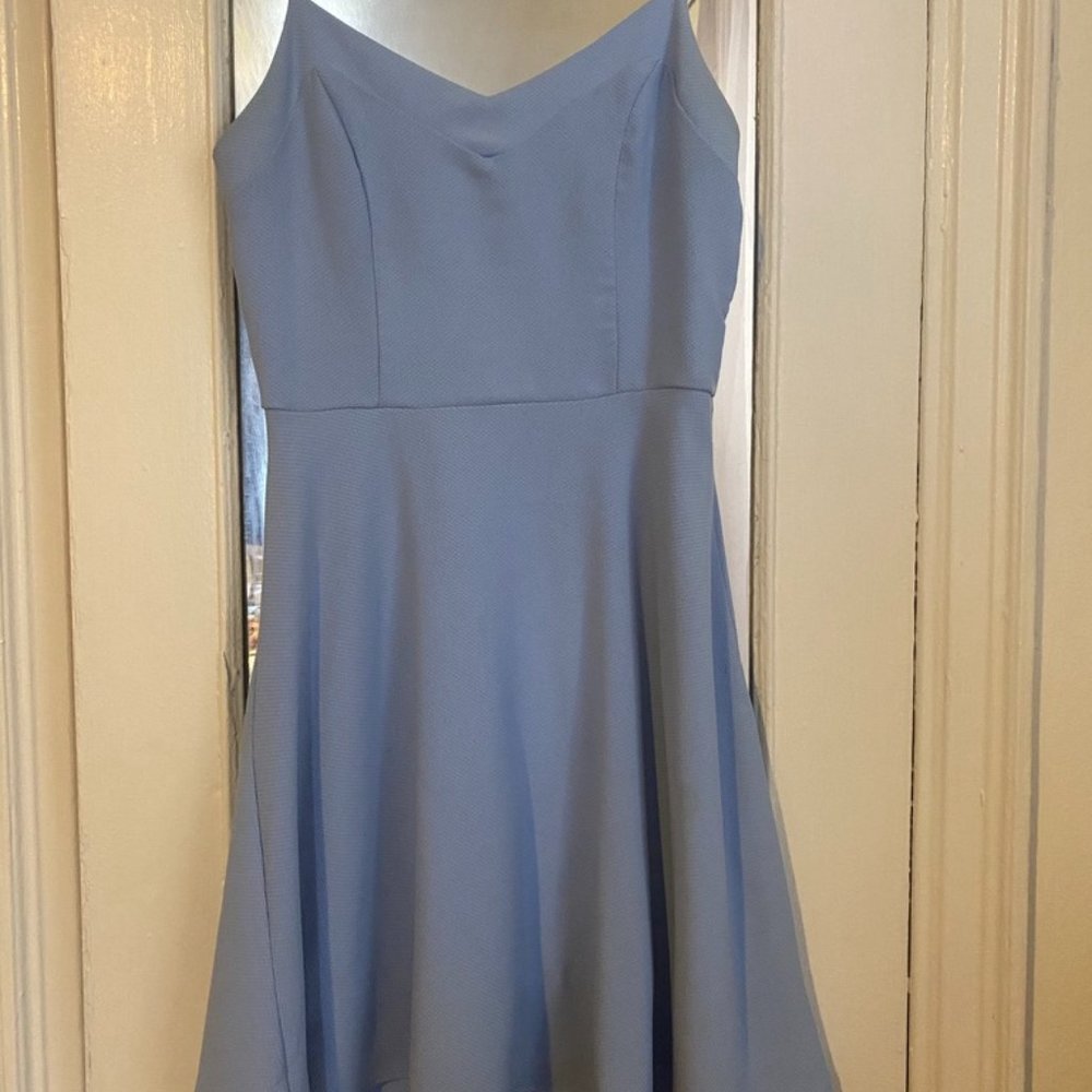 Blue Skater Dress